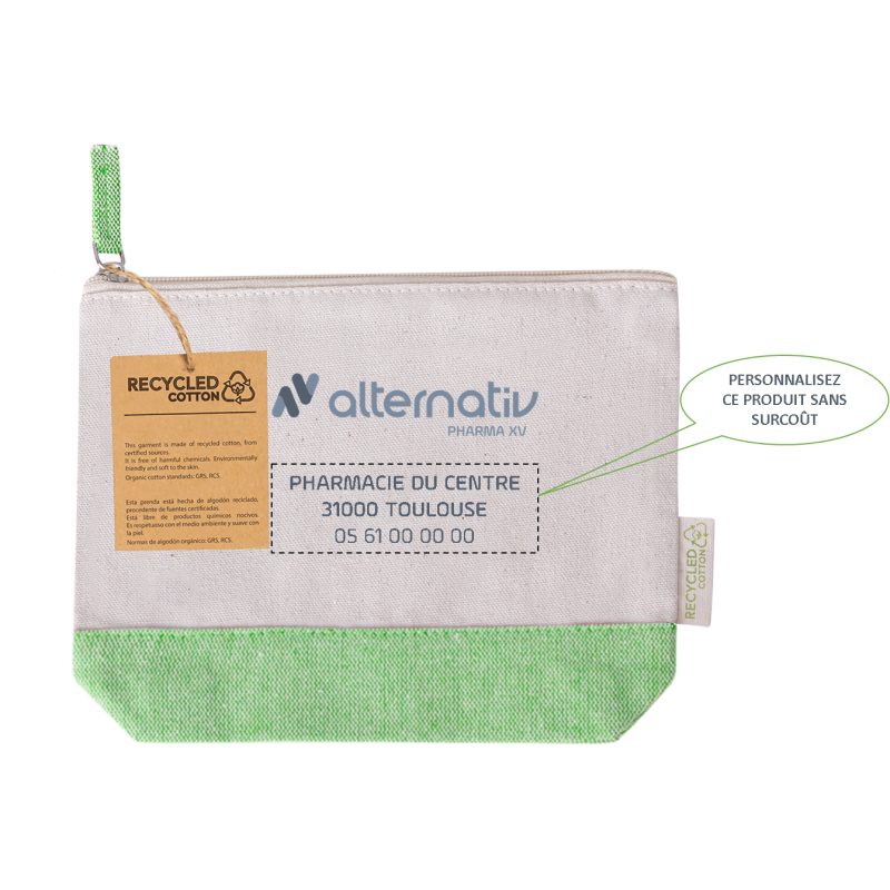 TROUSSE BEAUTE CONTON RECYCLE